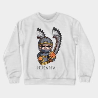 Glorious Wings: The Polish Winged Hussar in Battle Crewneck Sweatshirt